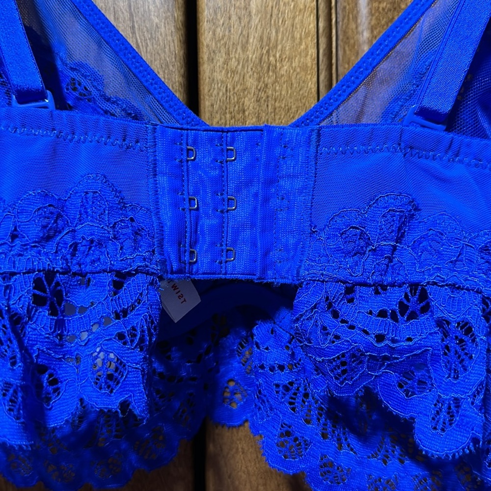 Sz D36⭐️New Prima Donna Twist First Night Blue Longline Bra. Never Worn! - Picture 7 of 8